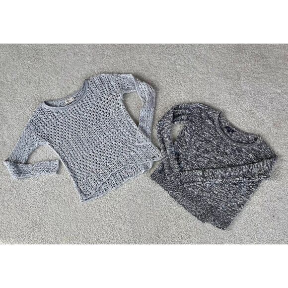 NWOT Hollister Light Gray Open-Knit Top M - Picture 13 of 13